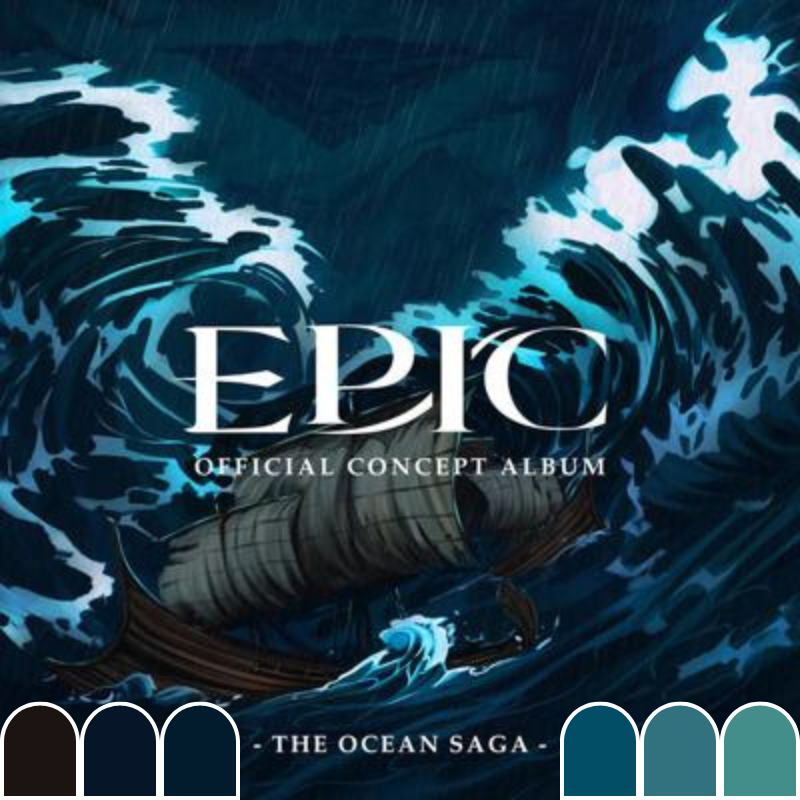 Ocean Saga - Self Striping Sock Set