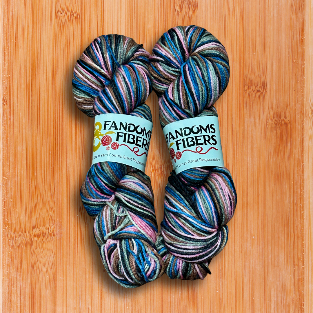 Don’t You Forget About Me – Self-Striping Hand Dyed Yarn