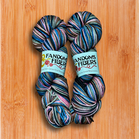 Don’t You Forget About Me – Self-Striping Hand Dyed Yarn