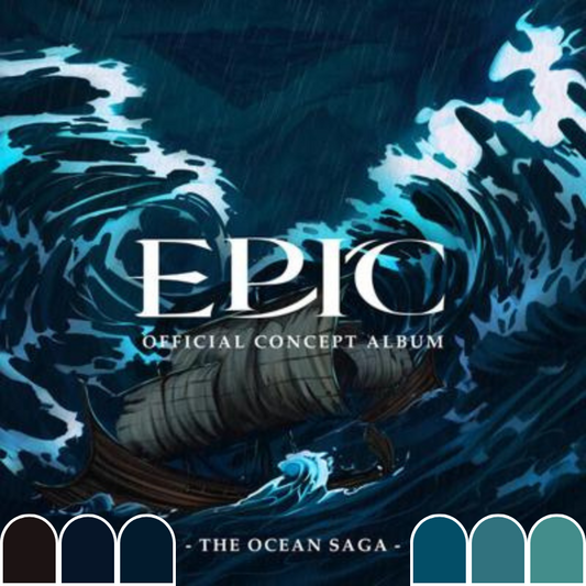 Ocean Saga - Self Striping Sock Set